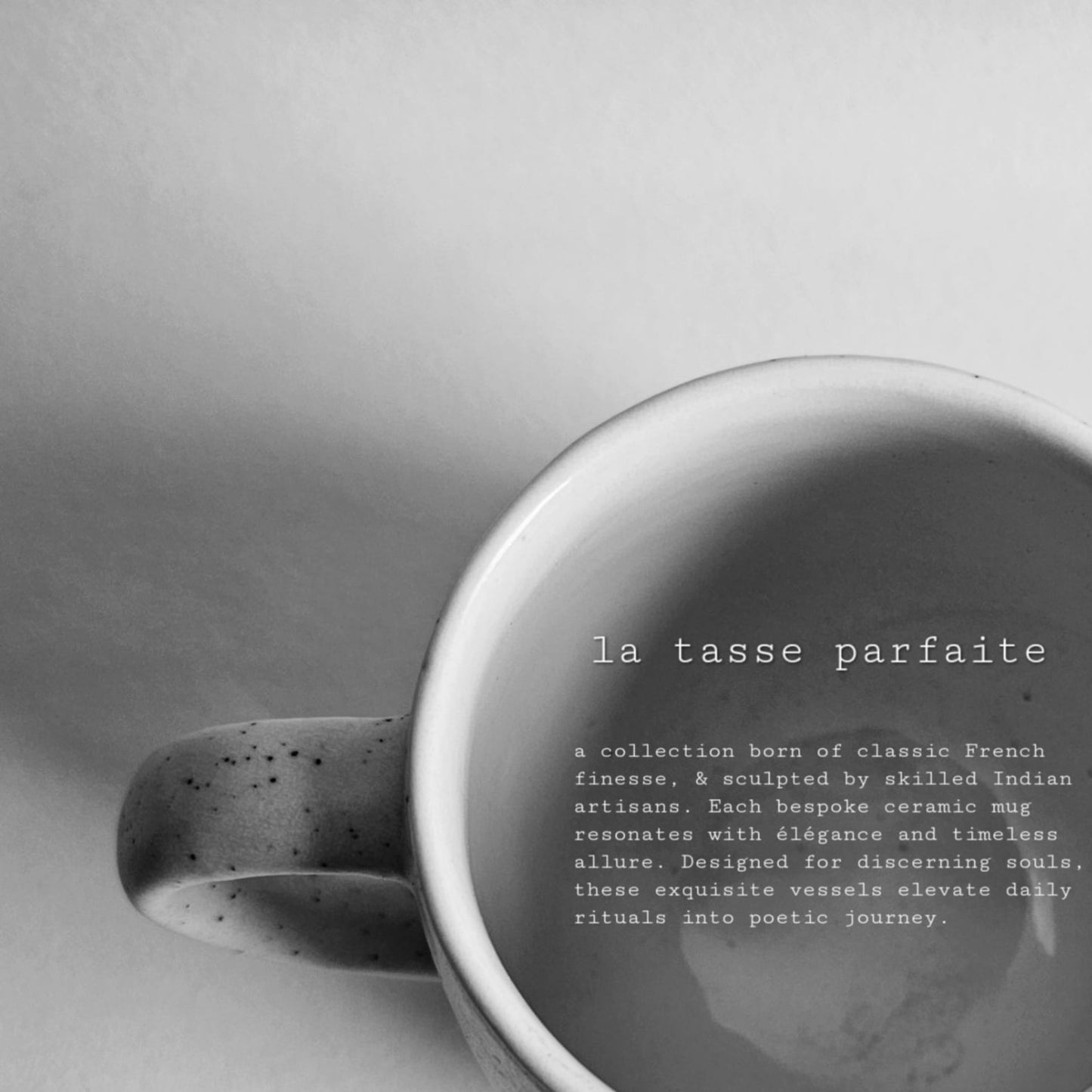 Handcrafted Indian Ceramic Mug - Vanilla Latte