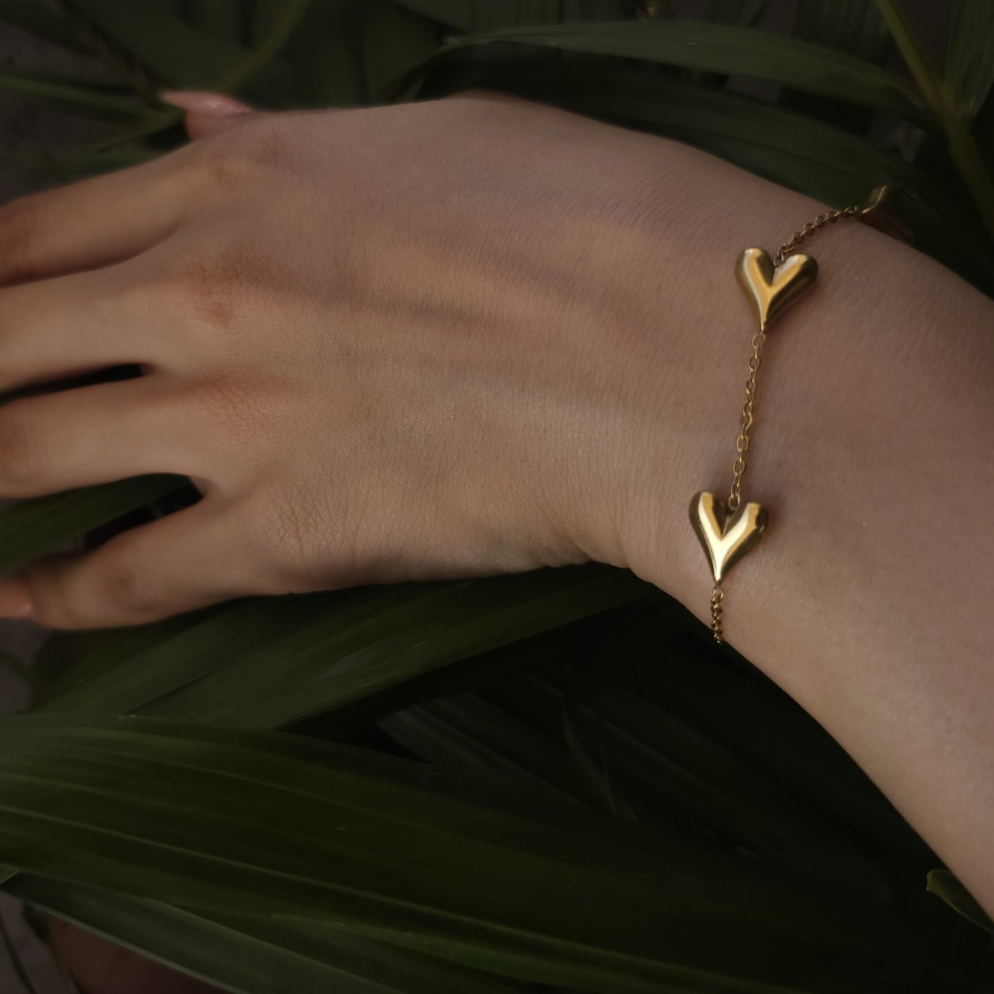 Gold Plated Anti Tarnish Bracelet - Amore Bracelet