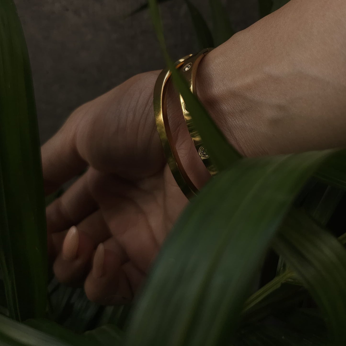 Gold Plated Anti Tarnish Bracelet - Rue Cuff Bracelet