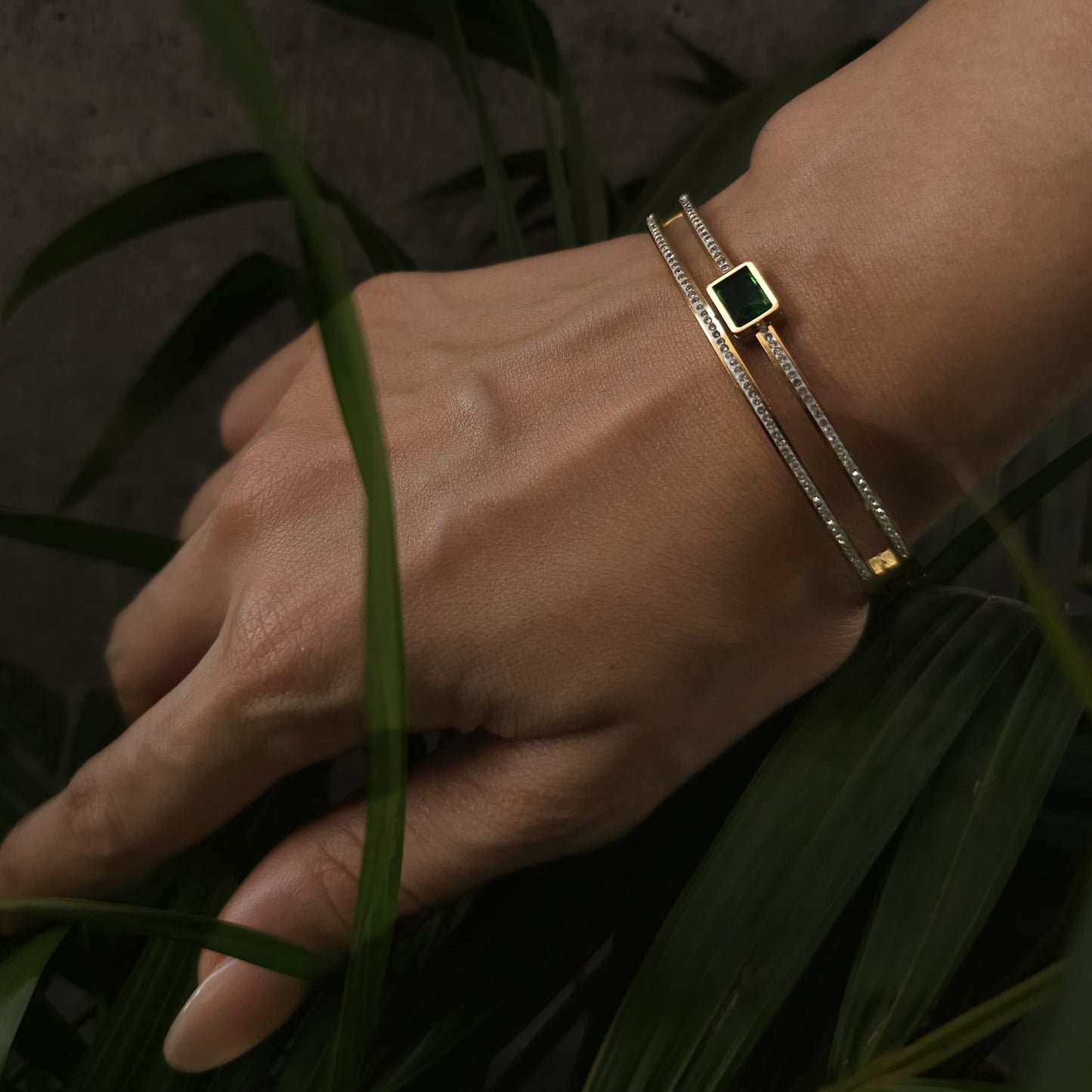 Gold Plated Anti Tarnish Bracelet - Rue Cuff Bracelet