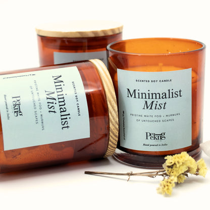 Soy Scented Candle - Minimalist Mist