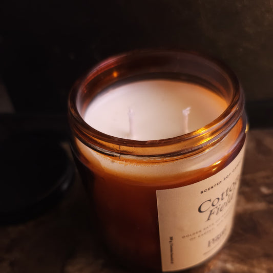 Scented Soy Candle - Cotton Field