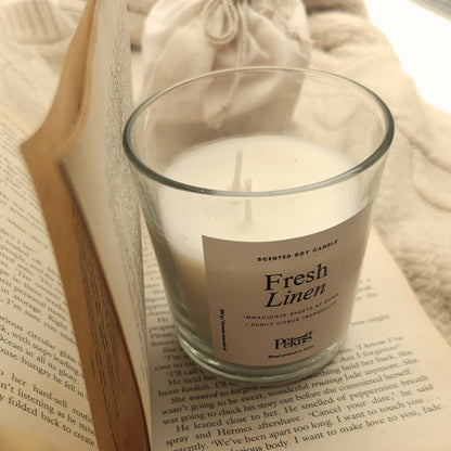 Scented Soy Candle - Fresh Linen