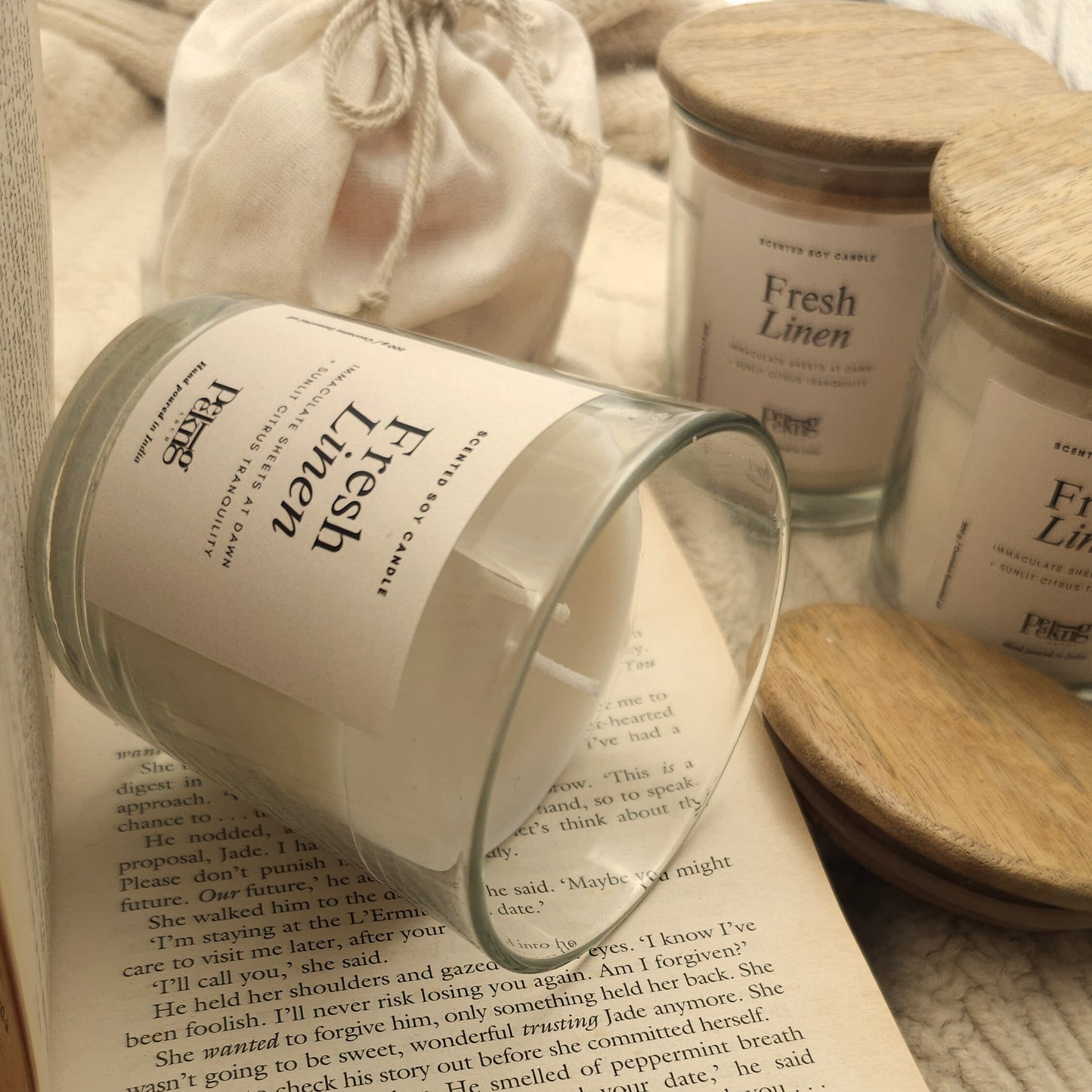 Scented Soy Candle - Fresh Linen