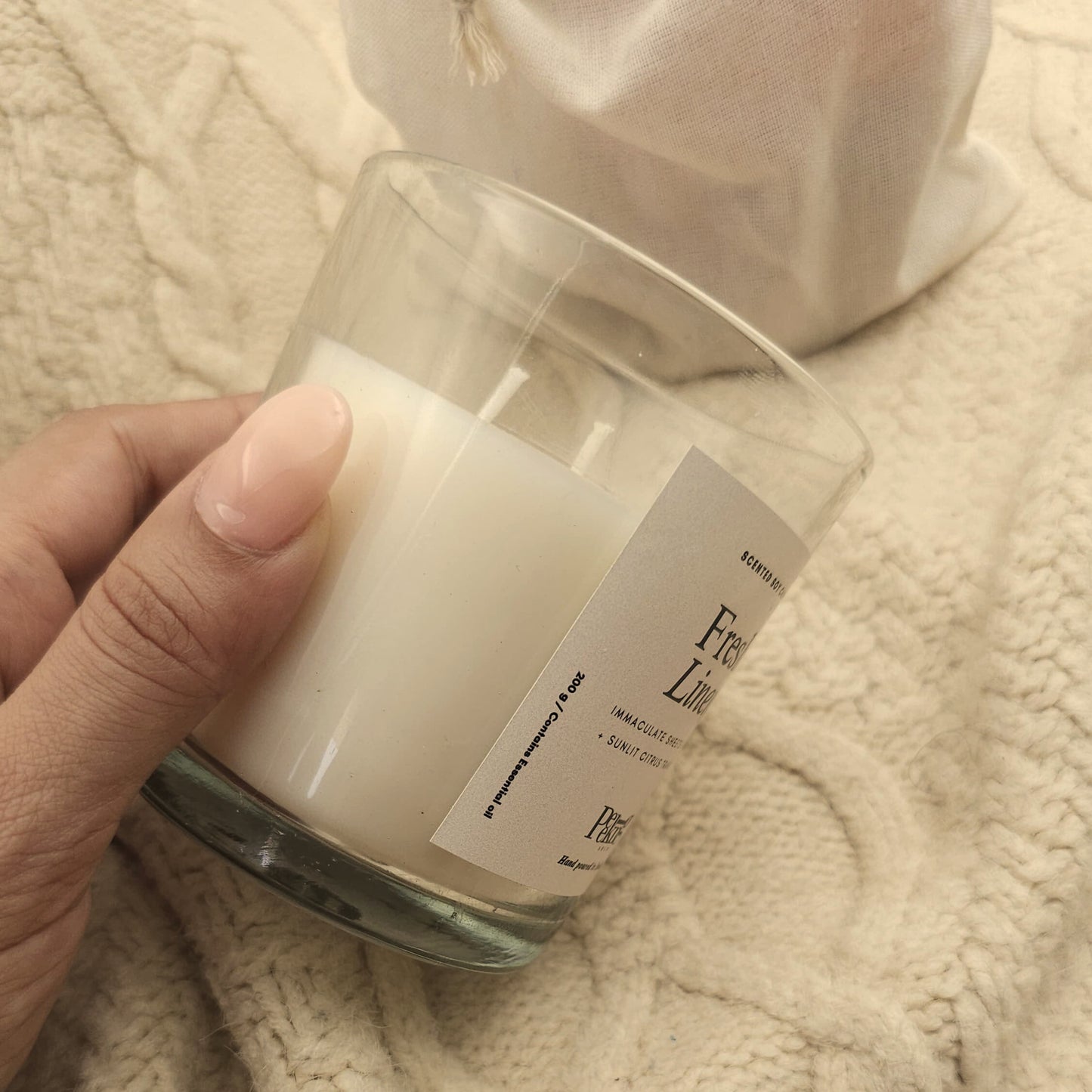 Scented Soy Candle - Fresh Linen