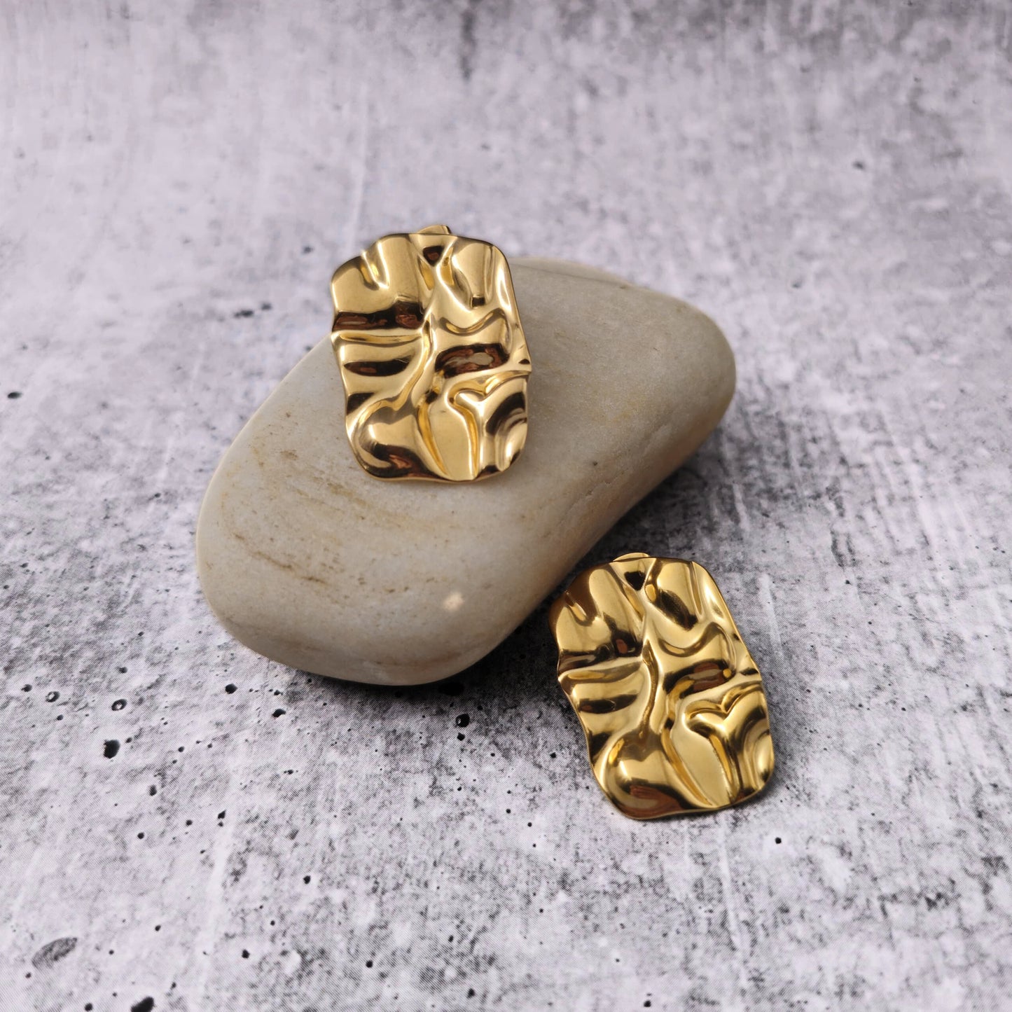 Gold Plated Anti Tarnish Earrings -  Erin Studs