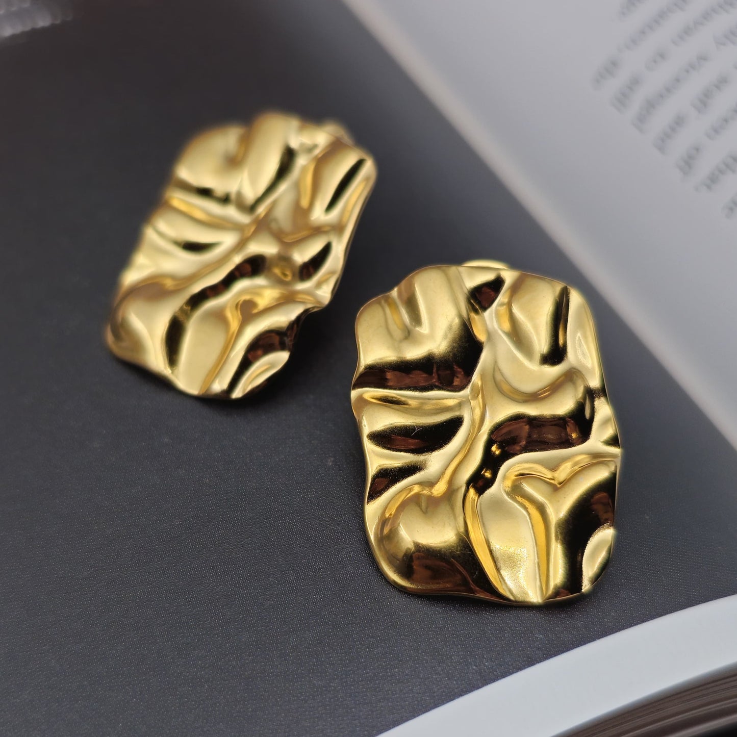 Gold Plated Anti Tarnish Earrings -  Erin Studs