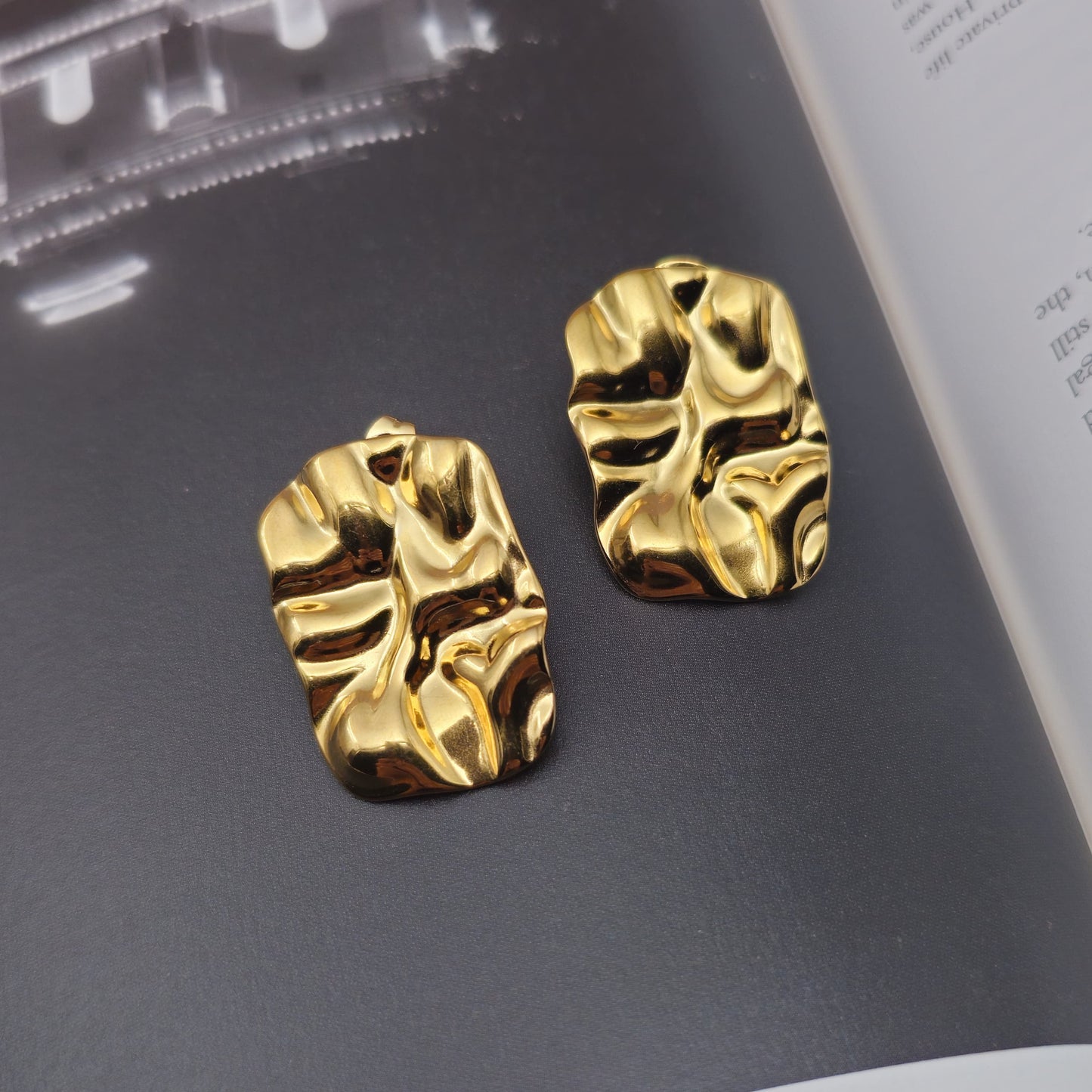 Gold Plated Anti Tarnish Earrings -  Erin Studs