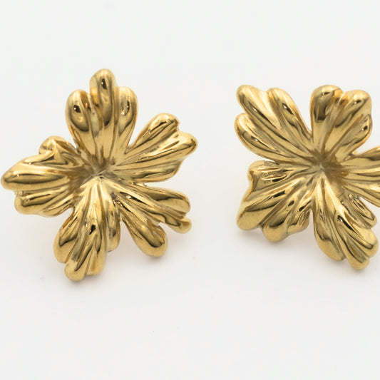 Gold Plated Anti Tarnish Earrings - Soleil Studs