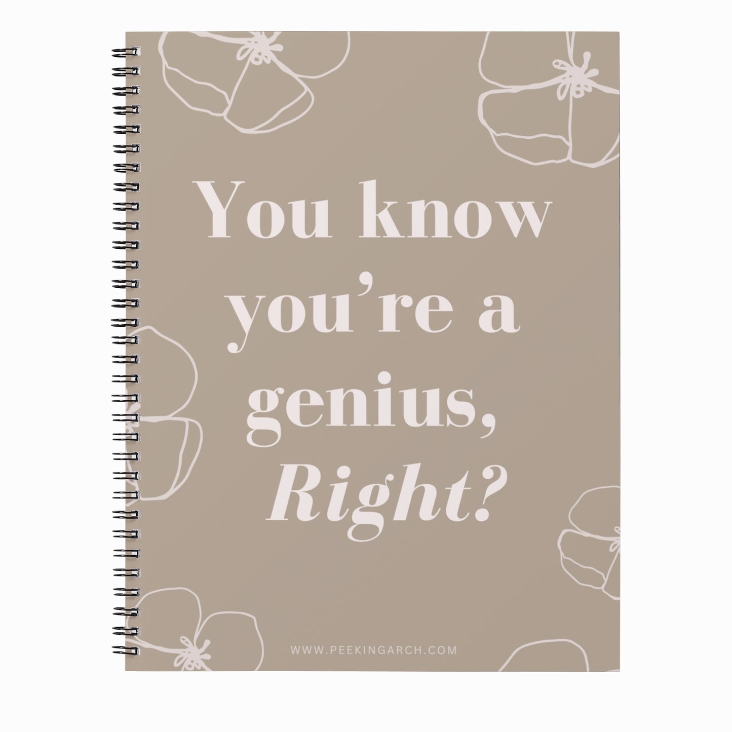 Notebook - Genius Beige