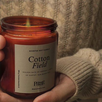 Scented Soy Candle - Cotton Field